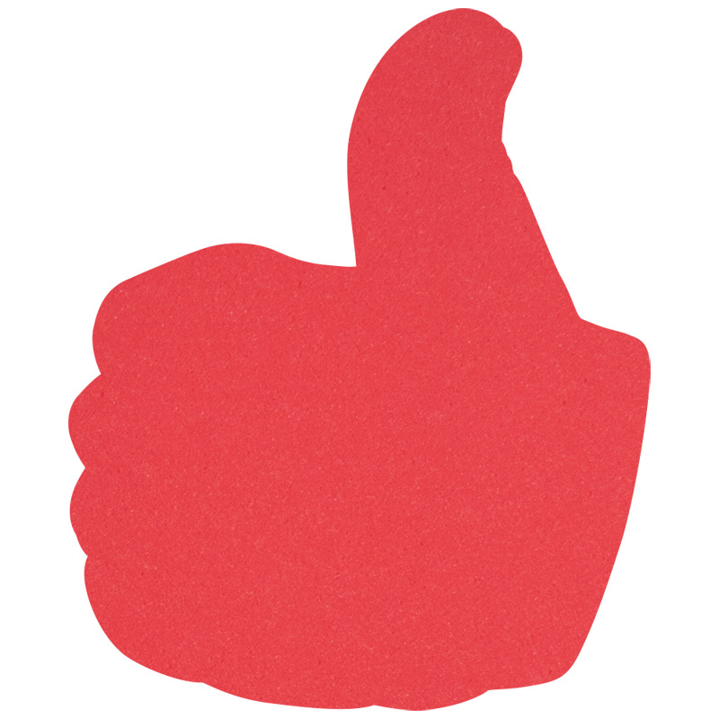 Foam Hand, Thumbs Up Mitt (14")