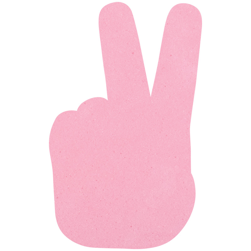 Foam Hand, Peace Victory Mitt (18")