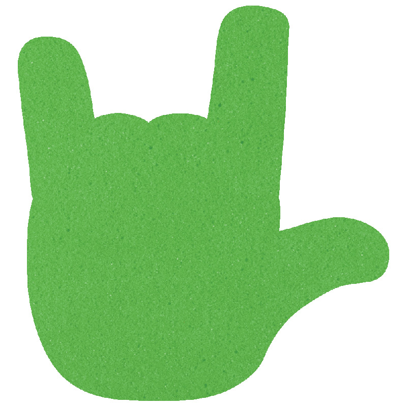 Foam Hand, Love Hand Mitt (18")