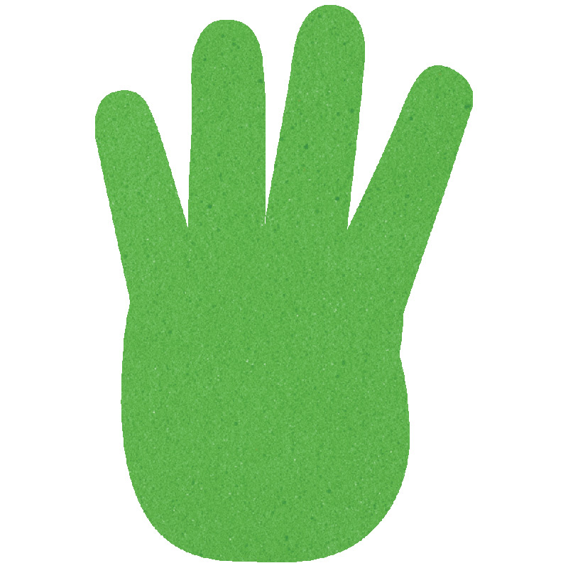 Foam Hand, Four Finger Mitt (17")