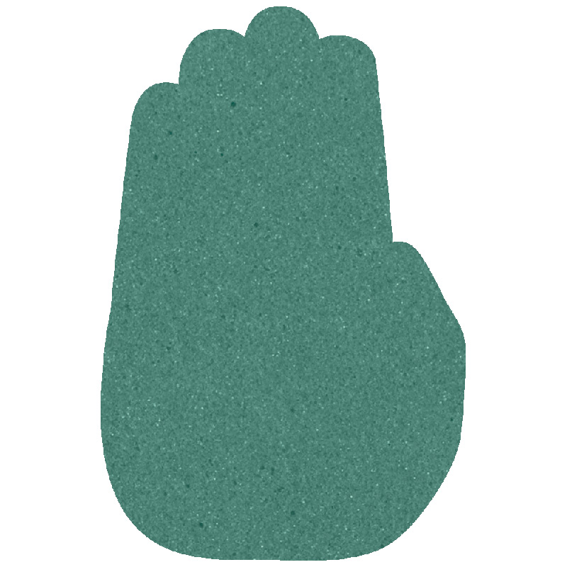 Foam Hand, Halt Hand Mitt (17")