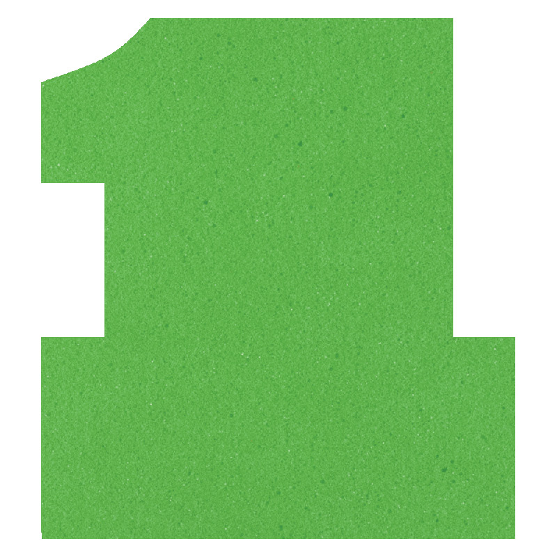 Foam Mitt, Number One (14")