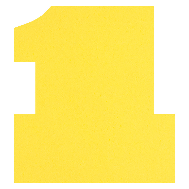 Foam Mitt, Number One (14")
