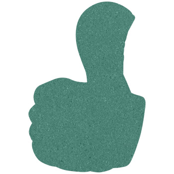 Foam Hand, Big Thumbs Up Mitt (15")