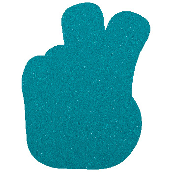 Foam Hand, Bent Finger Mitt (15")