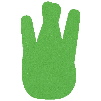 Foam Hand, W Hand Mitt (18")
