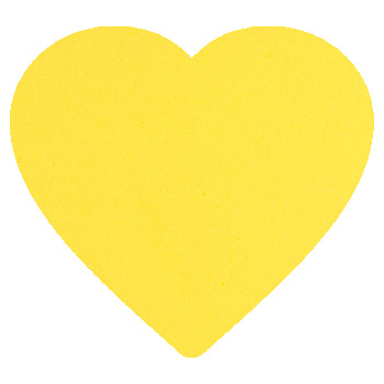 Foam Mitt, Heart (12")